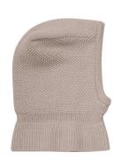 Balaclava Wool Knit Windstop Accessories Headwear Balaclava Beige Hutt...