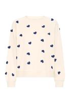 Ihkasura Sw Tops Sweatshirts & Hoodies Sweatshirts Cream ICHI