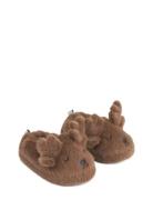 Aviaja Reindeer Slippers Slippers Hjemmesko Brown Liewood