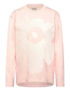 Biitti Unikko Placement Tops T-shirts & Tops Long-sleeved Pink Marimek...