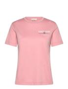 Reg Graphic Ss T-Shirt Tops T-shirts & Tops Short-sleeved Pink GANT