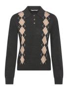 N-Maxine Knit Tops Knitwear Jumpers Grey Noella