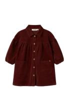 Nmfobert Loose Ls Cord Dress 4122-Hg Lil Dresses & Skirts Dresses Casu...