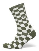 Checkerboard Crew Sport Sport Clothing Sport Socks Green VANS