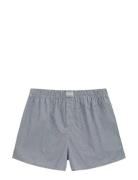 Stripe And Solid Boxer Shorts 2-P Underwear Boxer Shorts Blue GANT