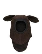 Balaclava Ears Wool Accessories Headwear Balaclava Brown Huttelihut