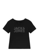 Jjecorp Logo Tee Ss O-Neck Noos Mni Tops T-Kortærmet Skjorte Black Jac...