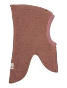 Balaclava All Over Emb. Wool Accessories Headwear Balaclava Pink Hutte...