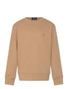 French Terry Sweatshirt Tops Sweatshirts & Hoodies Sweatshirts Beige R...