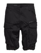 Rovic Zip Relaxed 1\2 Bottoms Shorts Cargo Shorts Black G-Star