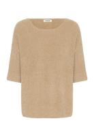Slodalys Tuesday Jumper Tops Knitwear Jumpers Beige Soaked In Luxury