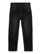 Pants Sweat Denim Bottoms Jeans Wide Jeans Black Minymo