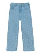 Pants Aop Denim Bottoms Jeans Loose Jeans Blue Minymo