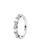 Bow Sterling Silver Ring With Clear Cubic Zirconia Ring Smykker Silver...