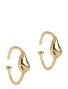 Hoops, Twistie Drop Accessories Jewellery Earrings Hoops Gold Enamel C...