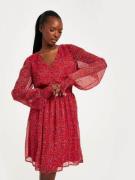 Pieces - Langærmede kjoler - Barbados Cherry Flower - Pcmynte Ls Dress...
