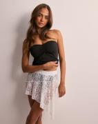 Nelly - Hvid - Romance Lace Skirt