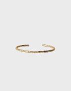 Muli Collection - Guld - Textured Bangle Bracelet