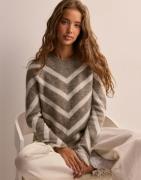 Only - Beige - Onleliza L/S Pullover Knt Noos