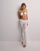 Nelly - Hvid - Crochet Pants