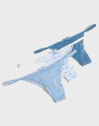 Nelly - Blomstret - Adore Me Thong 3-Pack