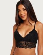 Pieces - Sort - Pclina Strap Lace Bra Top Noos