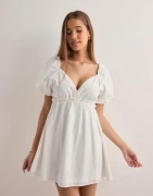 Nelly - Hvid - Fine Day Dress