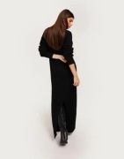 Nelly - Sort - Loose Fuzzy Knit Dress