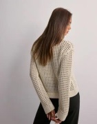 OBJECT - Beige - Objcharlie L/S Knit Pullover Noos
