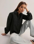 OBJECT - Sort - Objbitten L/S Re Shirt Noos