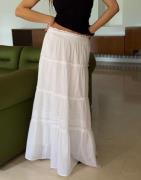 Nelly - Hvid - Long Summer Skirt