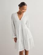 OBJECT - Hvid - Objlaila Gia L/S Re Short Dress Noo