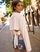 Nelly - Hvid - Open Back Tie LS Top