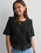Pieces - Sort - Pcsiminna Ss Top Wvn