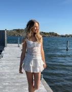 Nelly - Hvid - Romantic Lace Sleeveless Top