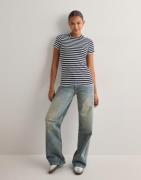 Polo Ralph Lauren - Ternet/Stribet - Rb Ss Strp T-Short Sleeve-T-Shirt