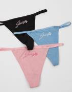 Juicy Couture - Mønstret - Aloha Juicy Thong 3 Pack