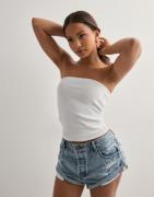 One Teaspoon - Blå - Messed Up Bandits Low Waist Denim Short