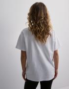 Pieces - Hvid - Pcskylar Ss Oversized Tee Noos
