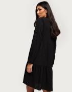 JDY - Sort - Jdypiper L/S Foil Shirt Dress Wvn