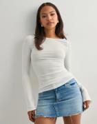 Nelly - Hvid - Ultra Soft Boat Neck Top