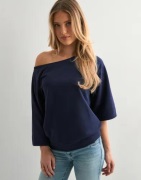 Nelly - Blå - Shoulder Focus Sweat