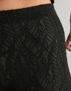 Nelly - Sort - Lace Flare Pants