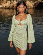 Nelly - Blomstret - Corset Moment Dress