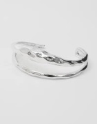 Pieces - Sølv - Fpfally J Bracelet Cuff Plated