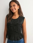 Neo Noir - Sort - Tiril S Voile Top