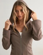 Nelly - Brun - Waist Focus Zip Hoodie