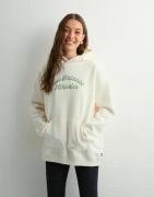 New Balance - Hvid - Linear Heritage Fleece Long Hoodie