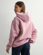 New Balance - Pink - Linear Heritage Fleece Long Hoodie