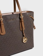 Michael Kors - Brun - Voyager Medium Mid Fold Top Zip Tote